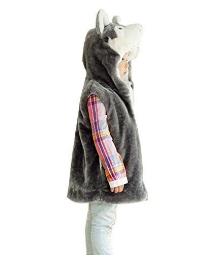 Disfraz de cosplay con capucha animal para niños unisex miniatura 2