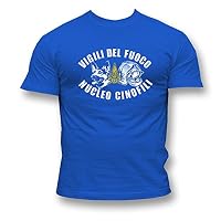Maglietta Vigili Del Fuoco Uomo – T-Shirt KF7IT In Cotone 100%, Design Serigrafico Esclusivo, Comfort Fit, Taglie S-XXL - 6