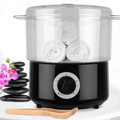 Mini Towel Warmer – Fast Heating Steam System – 380W Compact Design – Home & Salon Facial Spa Use