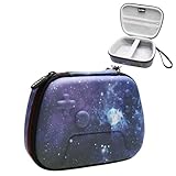 L LTGEM Controller Hard Case for Xbox / PlayStation / Nintendo Switch / PowerA / ELISWEEN / GameSir / Diswoe / TIANHOO Wireless Controller - Travel Protective Carrying Storage Bag(Starry Sky Blue)