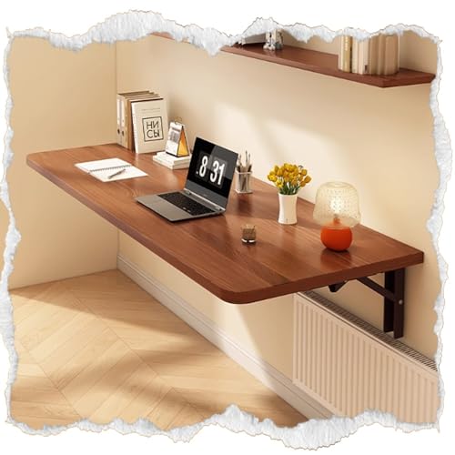 Bureau mural pliable pour optimiser un studio encombré grâce au rabat