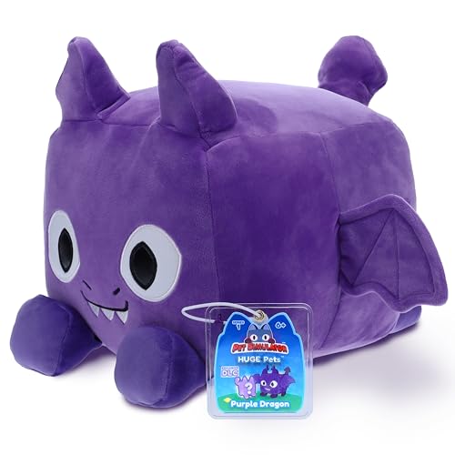 Pet Simulator - Purple Dragon Huge Pet Plush (8.5
