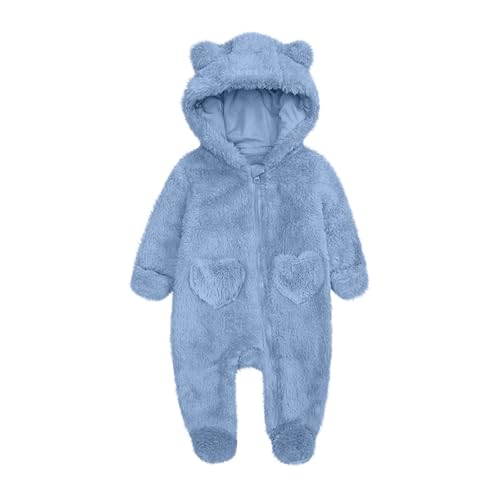 Kids Girl Boy Long Sleeve Overalls Shapewear Body Suits Hoodies Coat One Piece for Kid Thermal Thick Fuzzy with Hood Winter Fall Outfit 2025 Clothing Fashion 0 Months