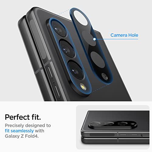 Spigen Camera Lens Screen Protector [Glastr Optik] Designed For Galaxy Z Fold 4 - Black [2 Pack] #TOP4