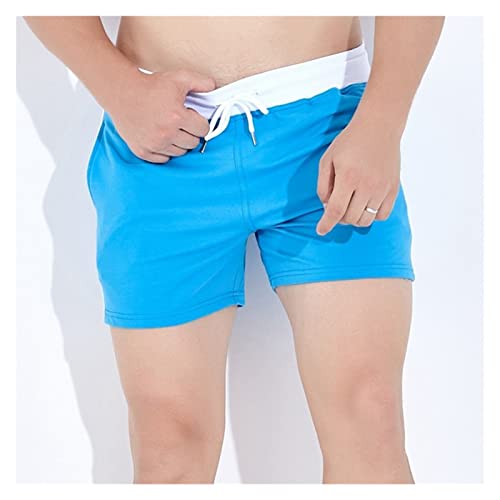 Short de sport homme en coton confortable pour course à pied et entraînement fitness
