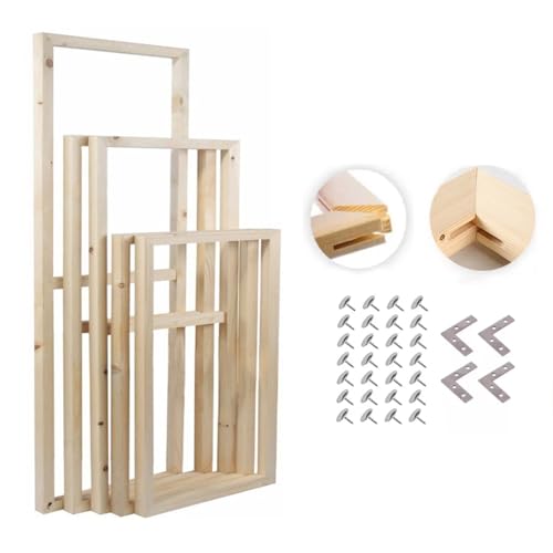 Cadre en bois 120 cm pour toiles et peintures structure stable 60x2 - 5