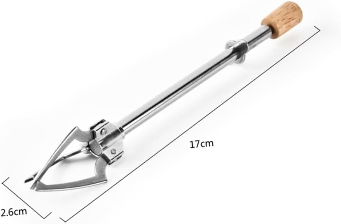Stainless Steel Ice Tongs for Ice Cubes, Sugar Cubes, Cheese, BBQ, Buffet – Non-Slip Grip, 17cm Kitchen Gadget, 2-Pack