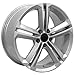 OE Wheels LLC VW18-18080-5112-45S Silver Wheel Painted (18 x 8. inches /5 x 112 mm, 45 mm Offset)