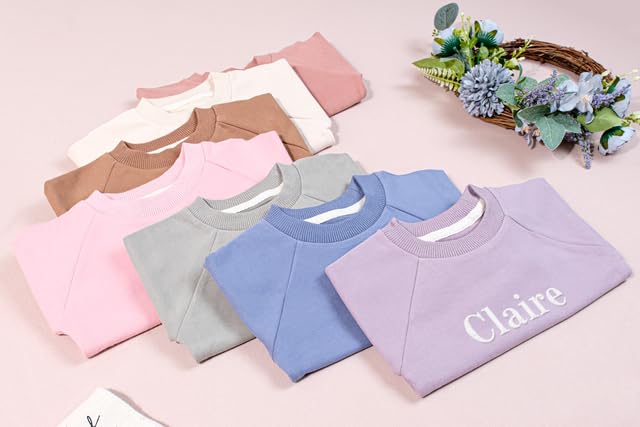 Custom Embroidered Baby Knit Sweatshirt – Cozy Pullover for Infants & Toddlers – Ideal for Outdoor Walks4