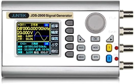 JDS2900 60MHz fully CNC dual channel DDS function arbitrary wave signal source generator frequency counter frequency scanner