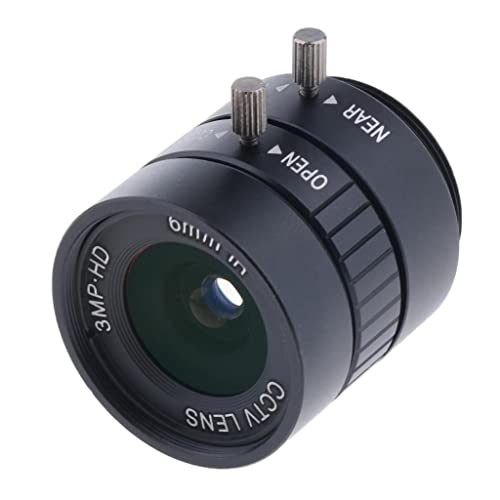 Objectif 3MP 6mm focale fixe avec monture pour caméra de surveillance - 7