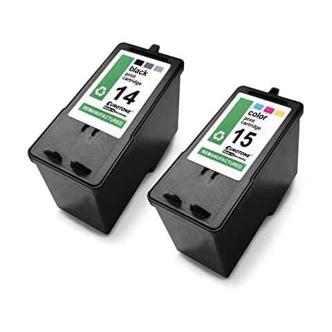 Eurotone Cartouches d'encre Lexmark 14XL 15XL Cover