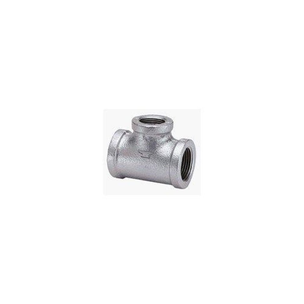 Anvil 8700120903, Malleable Iron Pipe Fitting, Tee, 1/2 NPT Female, Galvanized Finish
