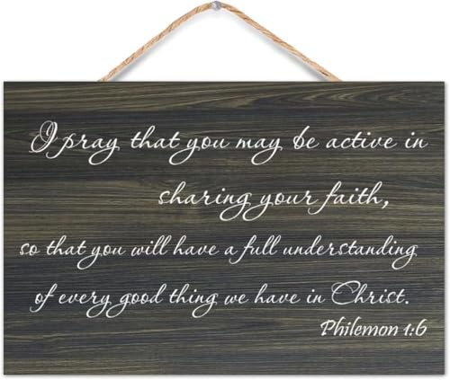 FYEXNHF Philemon 1:6 Pray Active Faith Share Deep Understanding Fully
