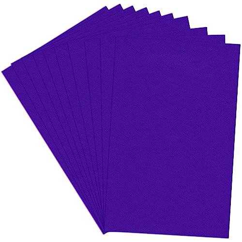 Image of Lakeer A4 Felt Sheets Pack of 10, Purple, 1mm Thick for Kids Crafts & Sewing
