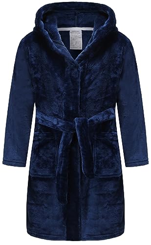 Image of E.W Apparel Boys Robe Soft Fleece Bathrobe for Kids(Ny,13-14 Years)