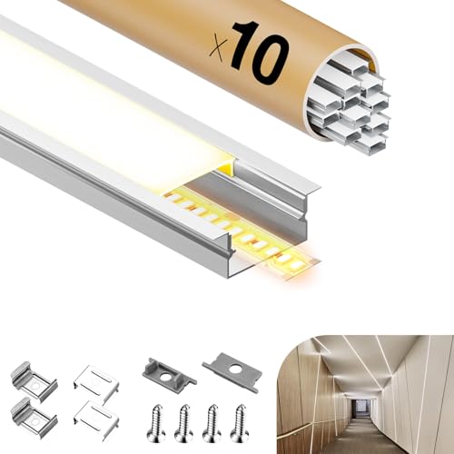 Profilé aluminium LED pour éliminer les points lumineux du ruban 15mm