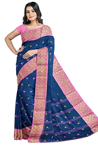 Image of Woven Tangail Pure Cotton Saree