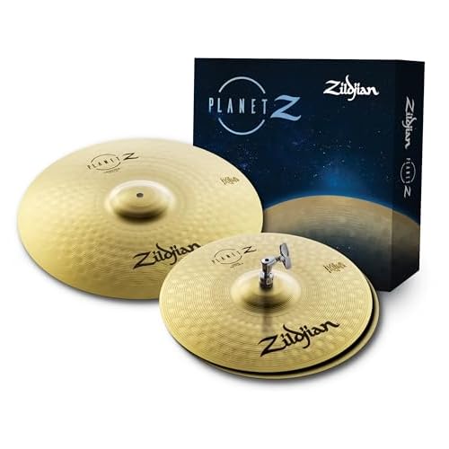 Zildjian ZP1418 Planet Z Series - Juego de Platillos Fundamental - 14"H and 18"C,Nuevo Modelo