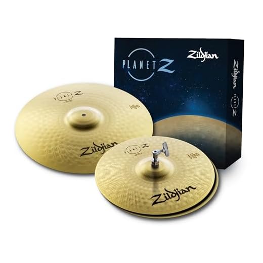 Zildjian ZP1418 Planet Z Series - Juego de Platillos Fundamental - 14"H and 18"C,Nuevo Modelo