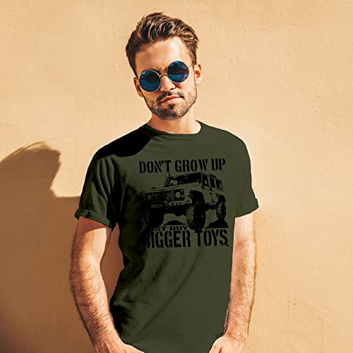 Maglietta da uomo, con stampa di un fuoristrada