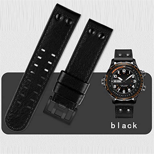 Bracelet montre de style militaire cuir pour remplacer votre bracelet