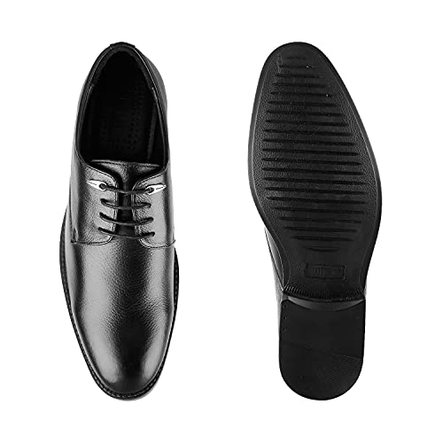 Image of Metro Men Leather Flat Shoes (19-5537)