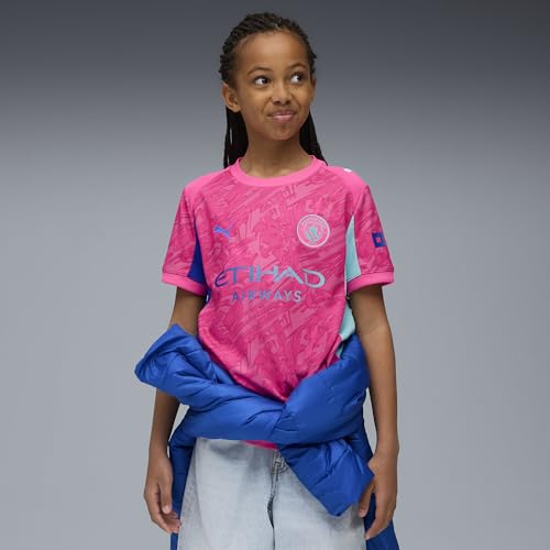 Maillot de Gardien Enfant Manchester City FC 2025/26 - Rose - Taille : 176