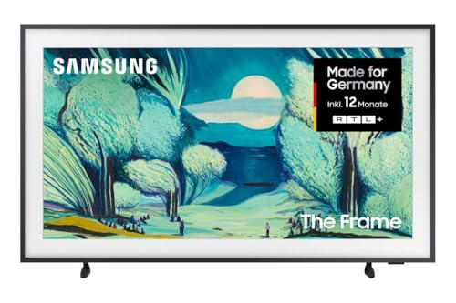 Samsung The Frame LS03F 4K QLED 50 Zoll (125 cm) UHD Fernseher, Modern Frame Design, NQ4 AI Gen2 Prozessor, Art Mode, Artful Picture Quality, One Connect Kabel, Samsung Vision AI Smart TV