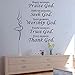 Newsee Decals 1 X Wall Vinyl Decal Quote Sign Christian Praise God DIY Art Sticker Home Wall Decor