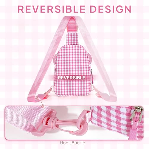 Image of Anoup 2 3 4 5 6 7 8 Year Old Girl Birthday Gift for Girls Kids, Pink E | 2-8 Year Old Girl Birthday Gift, Initial Sling Bag for Kids, 2 3 4 5 6 7 8 Year Old Girl Gift, Kids Toddler Sling Bag Purse