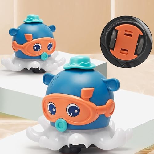 Image of ToyBharat Baby Musical Octopus Ball Blowing Toy for Kids | Interactive Dancing Octopus with Music and LED Light-Up Mechanism | Mecanum Wheels Toy | Tummy Time Toy for Babies, Kids, and Toddlers