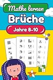 Brüche lernen für Kinder im Alter von 8-10 Jahren: Visuelles einfaches Mathe-Üben mit Formen Mathematik