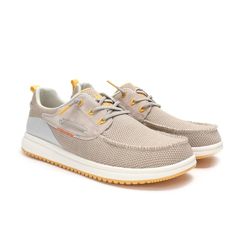 PITAS | Bay | Mocasines de Hombre para el Verano | Zapatillas de Hombre | Náuticos para el Verano | Deportivas de Hombre | Zapatos de Walkinpitas | Beige 42