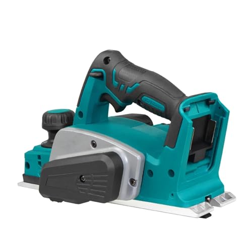 Raboteuse à bois, Raboteuse à main électrique sans fil, outil de coupe de meubles de bricolage à domicile, raboteuse électrique for le travail du bois (sans batterie),Découpe sans poussière