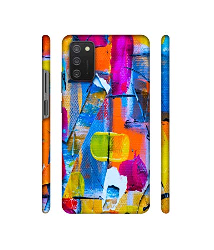 Image of Amazon Brand - Solimo Designer Multicolor Box Texture 3D Printed Hard Back Case Mobile Cover for Samsung Galaxy M02s / F02s