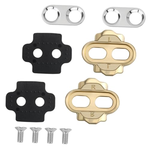 HANABASS Bicycle Pedal Lock Shoes Sturdy Bike Cleats Portable Cycling Cleat Large Foot Tread Area for Bike Supplies