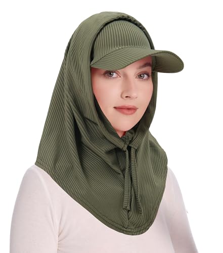 Cagoule d'été pour femme anti UV et vent avec capuche amovible protectrice