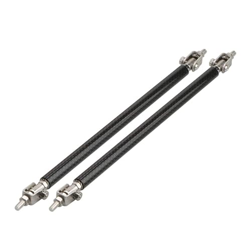 Splitter Rods, Front Splitter Support Rod For Cars Vehicles, 6Inch-9Inch Automotive Replacement Strut Rod Aluminum Adjustable Universal 2Pcs, Carbon Fiber, 150Mm #TOP1