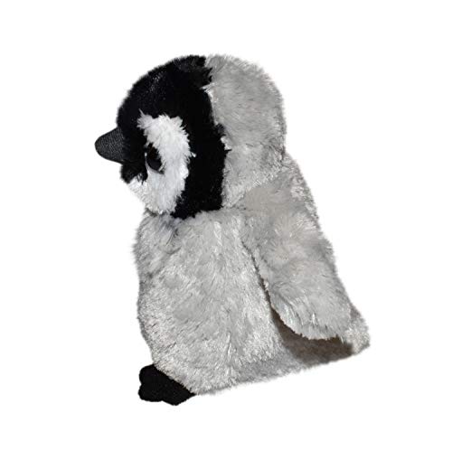Wild Republic 15252 Hug'ems Plüschtier, Kuscheltier, Baby Pinguin 18cm, Kaiserpinguin-küken