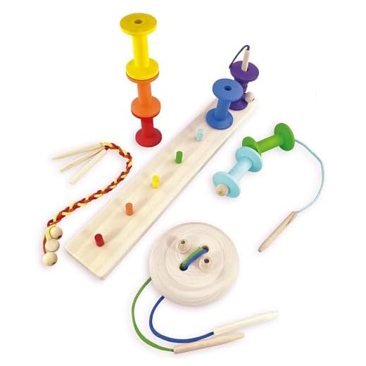 Ulanik Rainbow Sorting Lacing Game for Toddlers