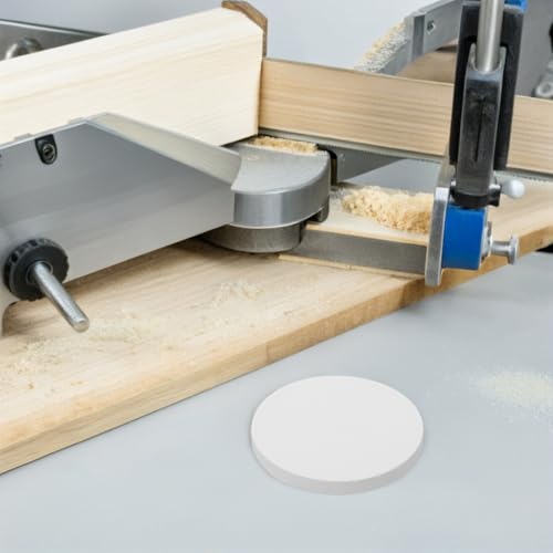 ARTIBETTER Brennofenmatte Keramikplatte Ø 9,5cm aus Aluminiumoxid Hitzebeständig und Antihaftbeschichtet für Töpferofen Elektrischen Brennofen und Glasurbrand