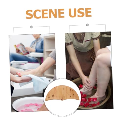 Cubierta de madera para spa de pies, tapa para baño de pies miniatura 4