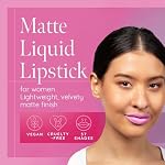 Aromi Baby Pink Matte Liquid Lipstick - Light Pink Lip Color for Women, Long-lasting, Velvety Finish, Waterproof, Vegan, Handmade (Baby Pink) | Baby Pink Lip Color, Matte Finish, Long-lasting, Long Wear, Light Pink Color - Image 2