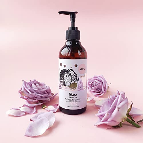 YOPE Natural shower gel, Rose, Boswellia, 400 ml (Pack of 1) - Image 4