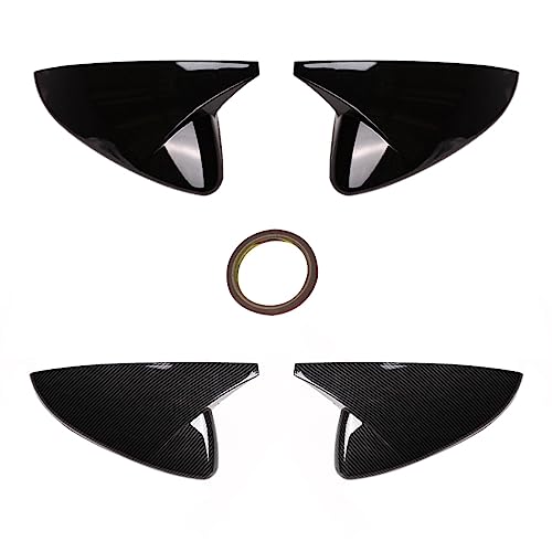 Capuchon de rétroviseur Mazda 3 masquer rayures coque miroir look carbone
