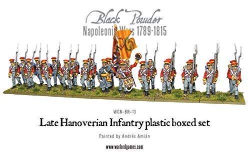 Black Powder Late Napoleonic Hanoverian Line Infantry Regiment 1:56 Military Wargaming Plastic Model Kit #TOP4