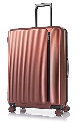 Samsonite Polycarbonate 8 Spinner Wheels Trolley Bag for Travel | MYTON 55 Cms Hardsided Small Cabin Luggage Bag | Suitcase for Travel Matte Copper
