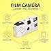 Film Camera with 16pcs 35MM Color Films, Full Manual Setting, 900mAh Battery - Built in Flash, Easy Use for Travel Wedding Birthday