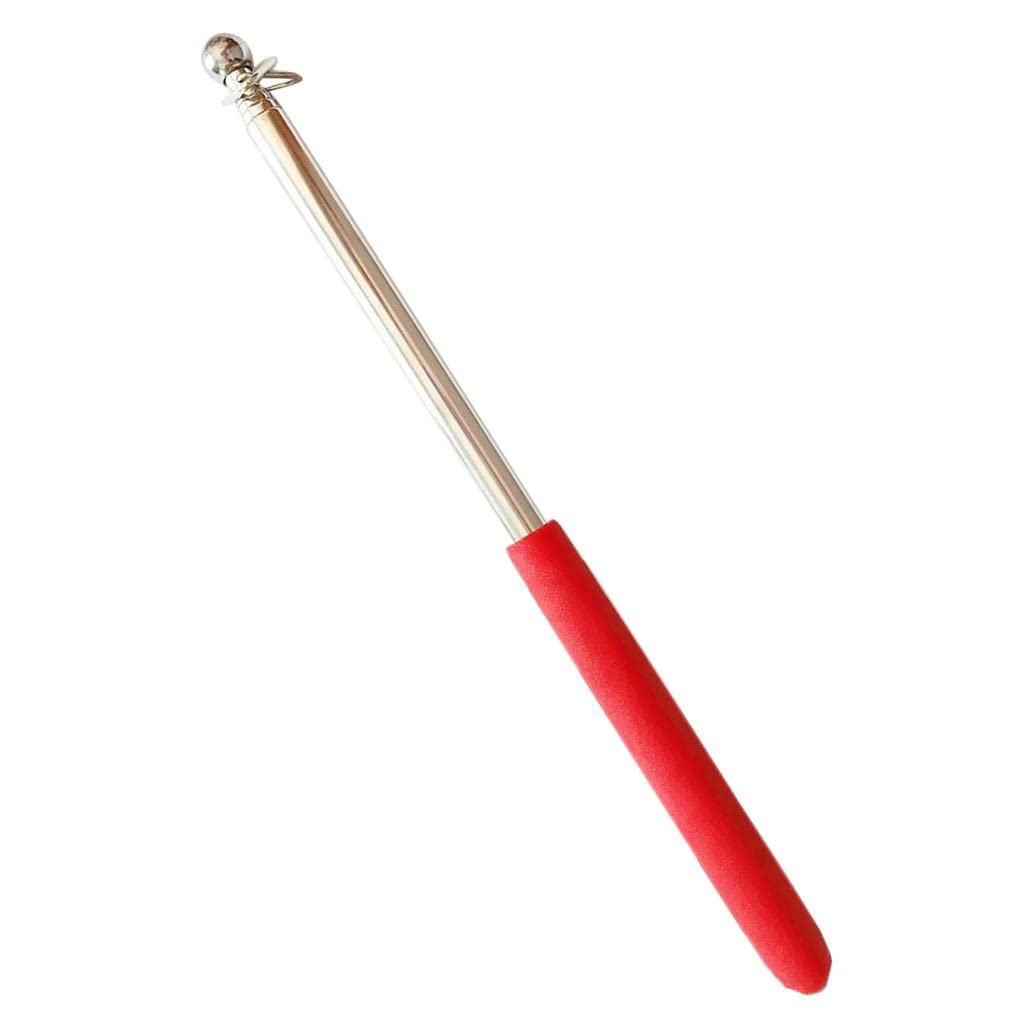 1M Telescopic Stainless Steel Flagpole Flagpole Guide Pole Red-image-18